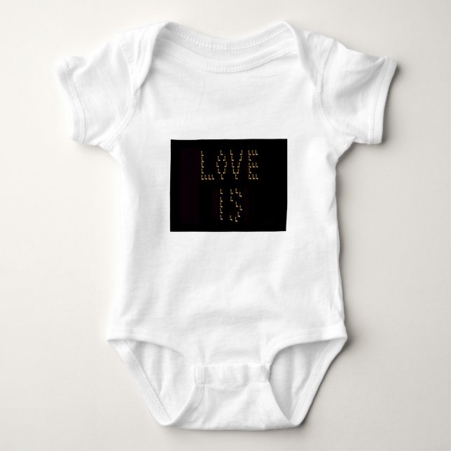 Body Para Bebê O Amor É (Frente)