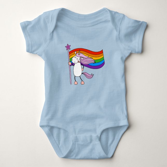 Body Para Bebê O Amor Não Tem Limites Unicórnio (Frente)