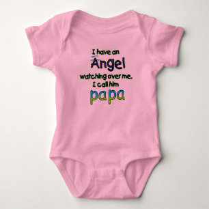 BODY PARA BEBÊ O ANJO CHAMOU PAPÁ