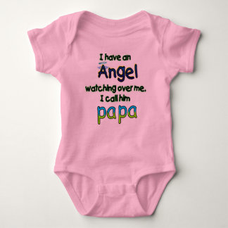 BODY PARA BEBÊ O ANJO CHAMOU PAPÁ