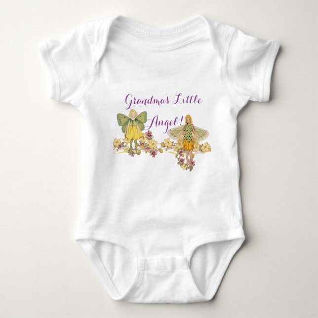 Body Para Bebê O Anjo Pequeno da Vovó (Frente)