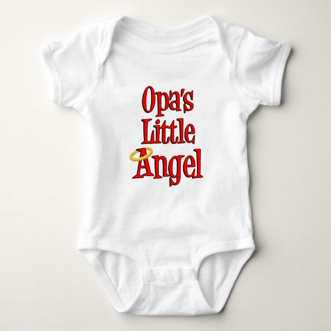 Body Para Bebê O Anjo Pequeno do Opa (Frente)