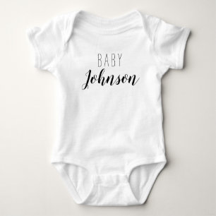 Body Para Bebê O anúncio do nascimento do bebê revela