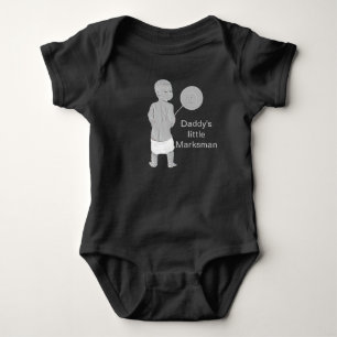 Body Para Bebê O atirador pequeno do pai