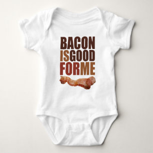 Body Para Bebê O bacon é bom para mim