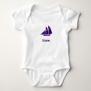 Body Para Bebê O barco do Liam