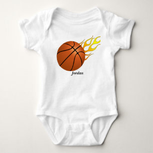 Body Para Bebê O basquetebol do bebê