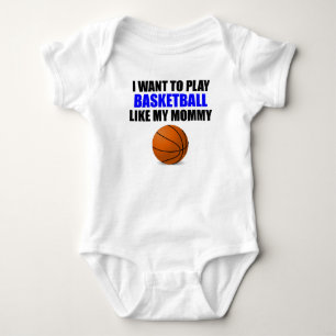 Body Para Bebê O basquetebol gosta de minhas mamães