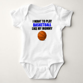 Body Para Bebê O basquetebol gosta de minhas mamães