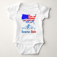 O Bavarian americano enraíza o T do bebê