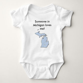 Body Para Bebê O bebê, alguém em Michigan ama-me!