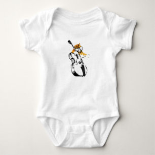 Body Para Bebê O bebê baixo do gato cresce