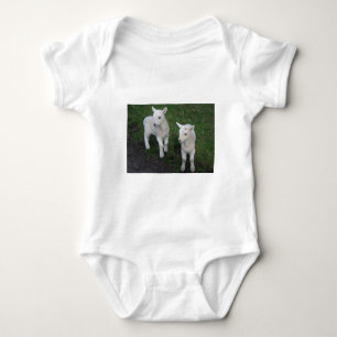 Body Para Bebê O bebê bonito do rancho da fazenda junta o