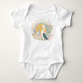 Body Para Bebê O bebê chegou! disse a cegonha