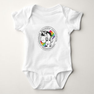 Body Para Bebê O bebê da coleção do arco-íris - luz