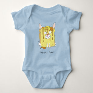 Body Para Bebê O Bebê do Franchie Toast French Bulldog Kid's Bab