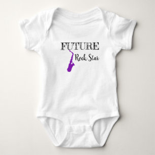 Body Para Bebê O Bebê do Future Rock Star