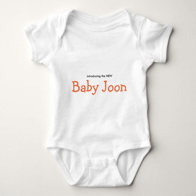 Body Para Bebê o bebê novo Joon (Frente)