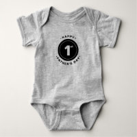 Ø Bodysuit feliz do bebê do dia dos pais