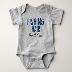Body Para Bebê O cabelo da pesca do bebê não se importa a camis