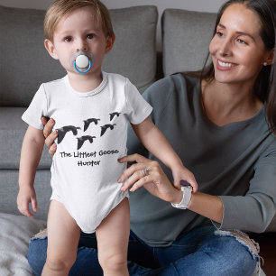 Body Para Bebê O caçador o mais pequeno do ganso