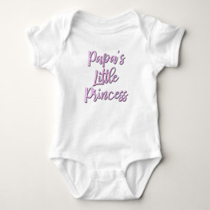 Body Para Bebê O casaco da Princesa Pequena do Papa para bebê