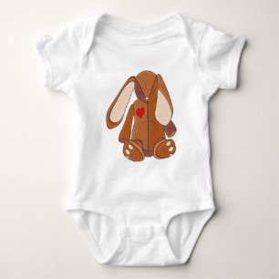 Body Para Bebê "O Coelho Velveteen"CRIADOR IINFANT Personalizável