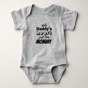 Body Para Bebê O coração do pai da estola ......