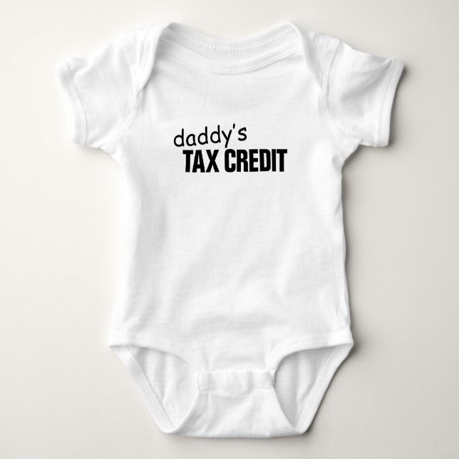 Body Para Bebê o crédito fiscal do pai (Frente)