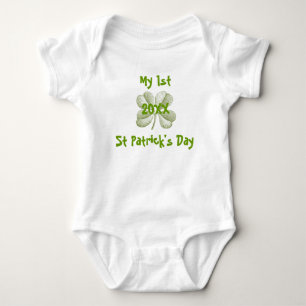 Body Para Bebê O Dia de São Patrício do bebê 1rua Onsie