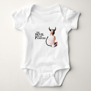 Body Para Bebê O diabo veste Pampers