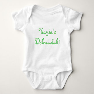 Body Para Bebê O Dolmadaki de Yiayia