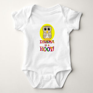 Body Para Bebê O drama é uma buzina