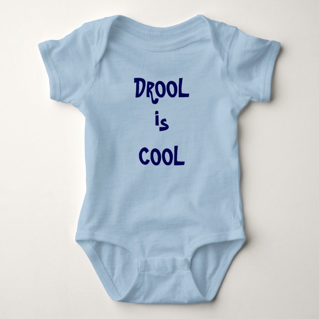 Body Para Bebê O DROOL é t-camisa LEGAL (Frente)