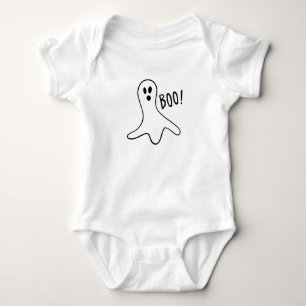 Body Para Bebê O fantasma do Halloween boo assusta uma fantasia e