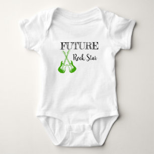 Body Para Bebê O Futuro do Rochedo e Roll Bebê Roupa