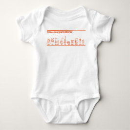 Body Para Bebê O Futuro Jovem Artes Vencedor do Creeper