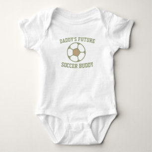 Body Para Bebê O Futuro Parceiro de Futebol do Papai - Futebol Di