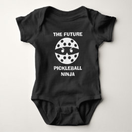 Body Para Bebê O futuro Pickleball Ninja, fofo