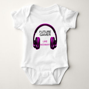 Body Para Bebê O Gamer futuro gosta de mamães!