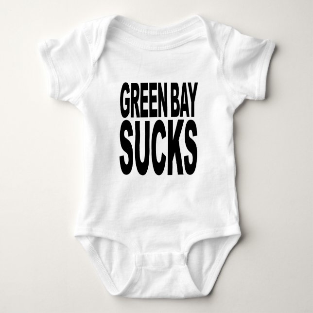 Body Para Bebê O Green Bay suga (Frente)