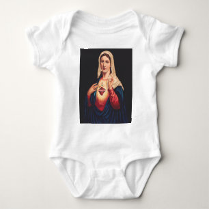 Body Para Bebê O Imaculado Coração de Maria