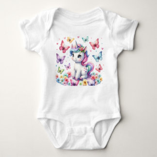 Body Para Bebê O Incantado Unicórnio: Um Mundo de Cores e Sonho