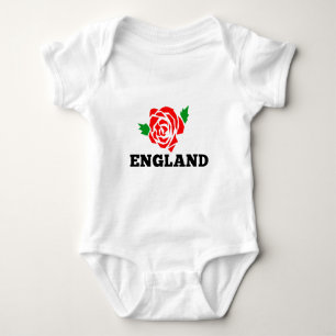 Body Para Bebê O inglês de Inglaterra do rugby aumentou