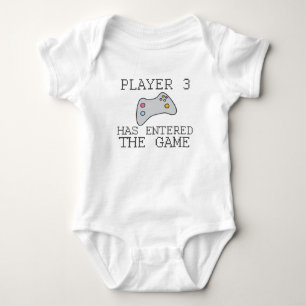 Body Para Bebê O jogador 3 incorporou o humor do Gamer de The
