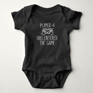 Body Para Bebê O Jogador 4 Entrou No Jogo