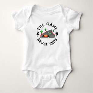 Body Para Bebê O jogo nunca acaba
