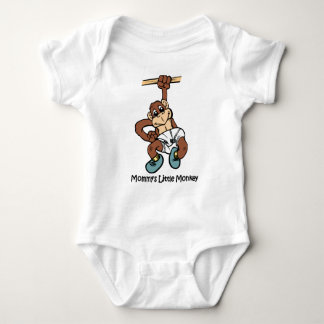 Body Para Bebê O macaco pequeno da mamã