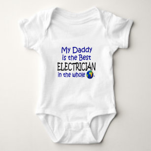 Body Para Bebê O melhor eletricista no mundo (pai)