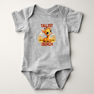 Body Para Bebê O melhor no desenho animado "Boca-Bebê-Cute-Girafa